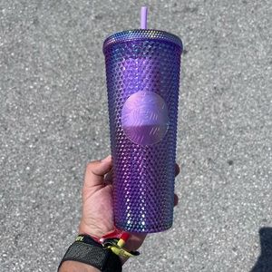 Starbucks Summer 2022 Oil Slick Studded Tumbler